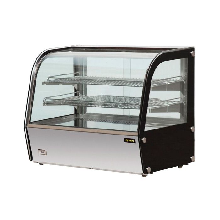 Apuro Gc875 A Heated Countertop Display Cabinet 100l